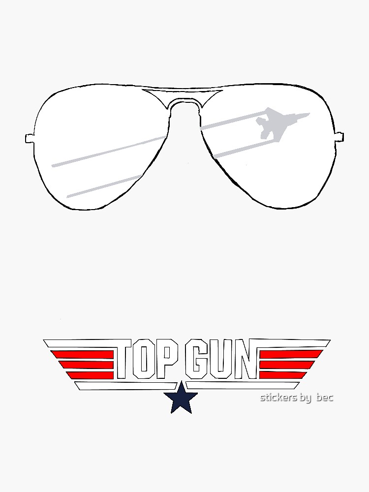 "Top Gun Sticker Pack" Sticker for Sale by fightthebattles Redbubble