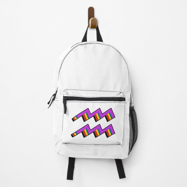 Item preview, zodiac pride: aquarius (rainbow flag) designed and sold by vdoes.