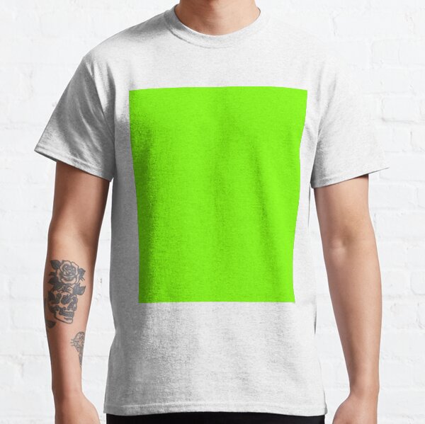 Chartreuse Vert T-shirt classique