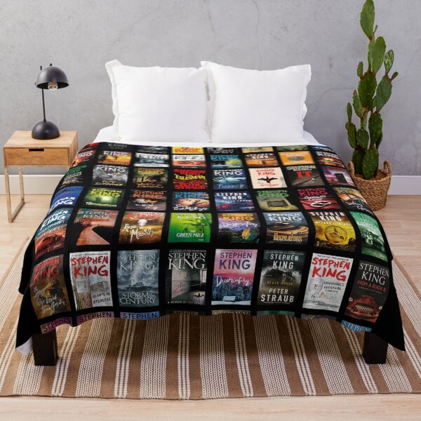 Stephen King Throw Blankets for Sale Redbubble