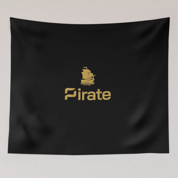 Item preview, Pirate Chain Altcoin Pirate Ship ARRR Gold T-Shirt designed and sold by BortnerZelma.