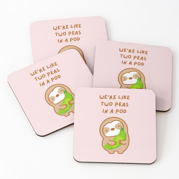 Item preview, We’re Like Two Peas In A Pod Sloth  designed and sold by theslothinme.