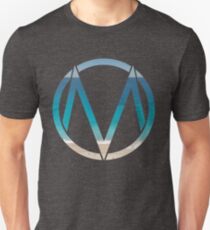 Das Maine Logo (Strand) Slim Fit T-Shirt