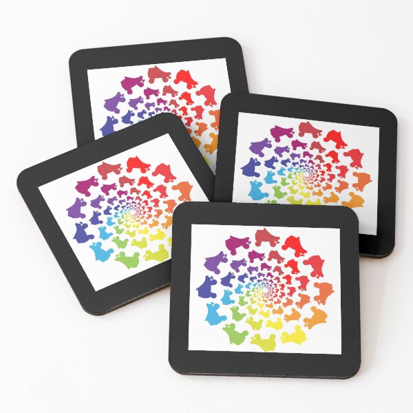 Item preview, Circle Rainbow Skate Leggings designed and sold by contawana1s.