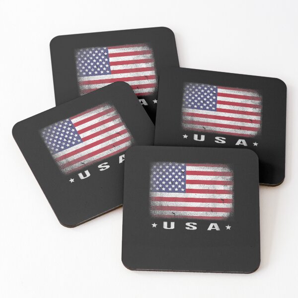 Item preview, USA American Flag 4th July Fourth Red White Blue Star Stripe designed and sold by Evrard122344.
