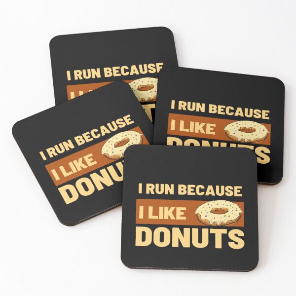 Item preview, I Run Because I Like Donuts designed and sold by Nero9o.