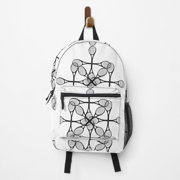 Item preview, Tennis Racket Pattern - Black and White designed and sold by JoanNinjaHen.