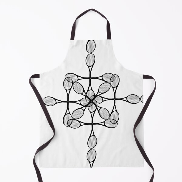 Item preview, Tennis Racket Pattern - Black and White designed and sold by JoanNinjaHen.