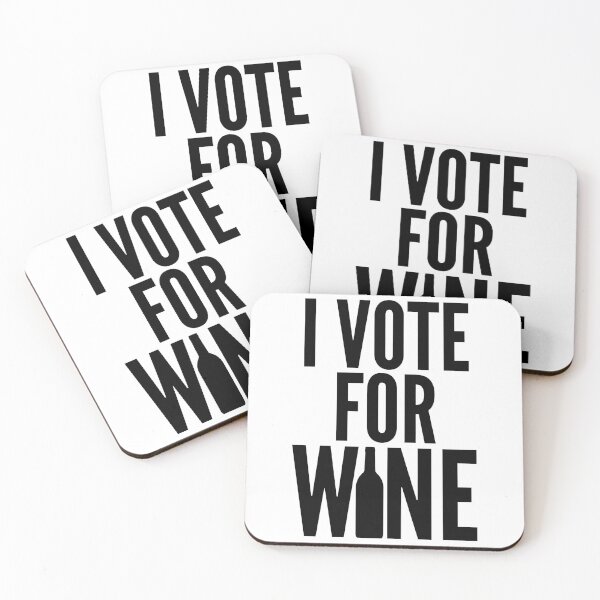 Item preview, I Vote For Wine. Funny Wine Lover Saying designed and sold by That Cheeky Tee.