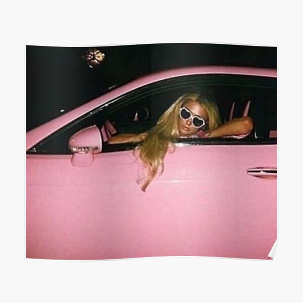 "collor pink car y2k " Poster for Sale by Melisa69 Redbubble