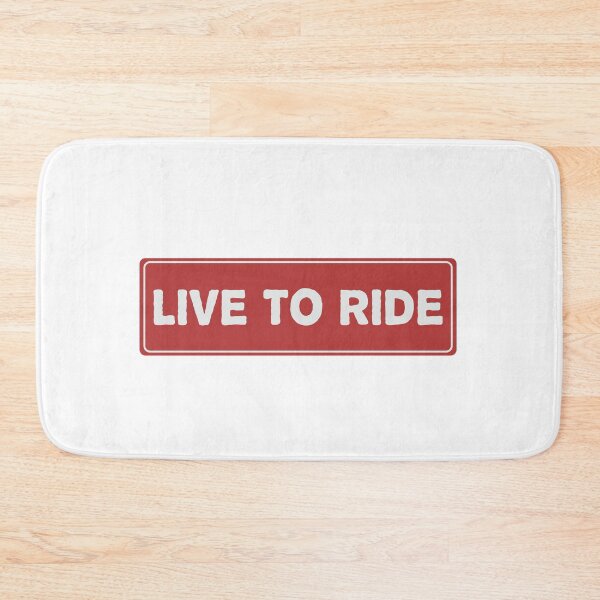 Item preview, Live to ride Cool Helmet Sticker designed and sold by thesmokeydogs.