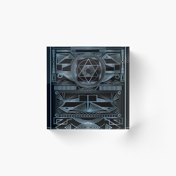 Item preview, Art deco azul. designed and sold by AlisaRED.