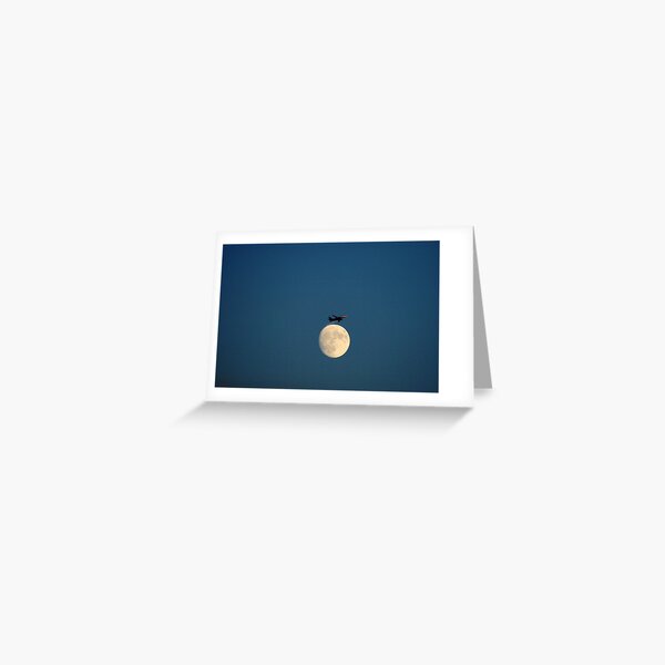 Planing the Moon Greeting Card