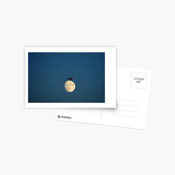 Planing the Moon Postcard