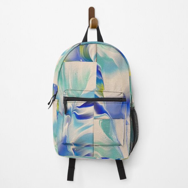 Item preview, Blue and green flowing abstract designed and sold by pohlma.