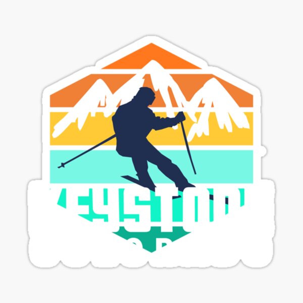 &ldquo;Keystone CO Retro Ski Mountain Vintage Keystone Mountain " Sticker for