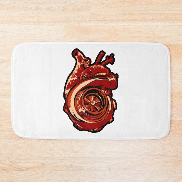 Item preview, Dark Red Turbocharger Heart Tuner Racing Car Parts Auto designed and sold by halleinstyle.