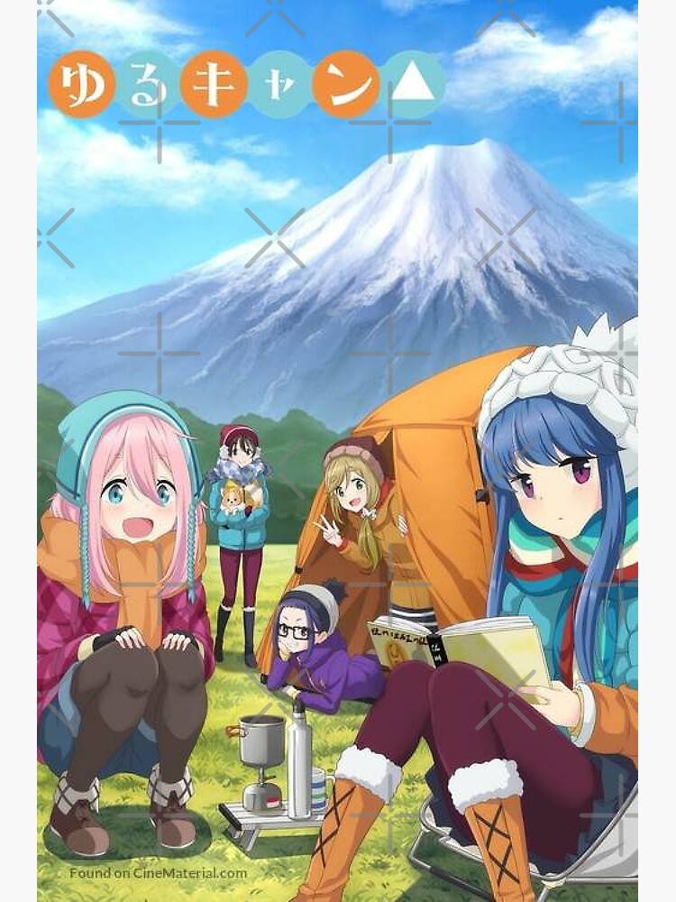 "Yuru Camp Laid Back Camp Movie Anime" Poster For Sale By Anime-nez ...