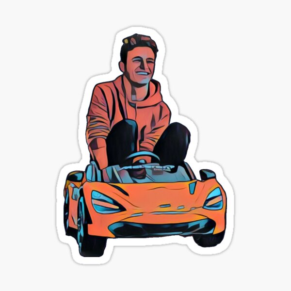 Vista previa del artículo con la obra «Lando Norris», diseñado y vendido por Best-Designers.