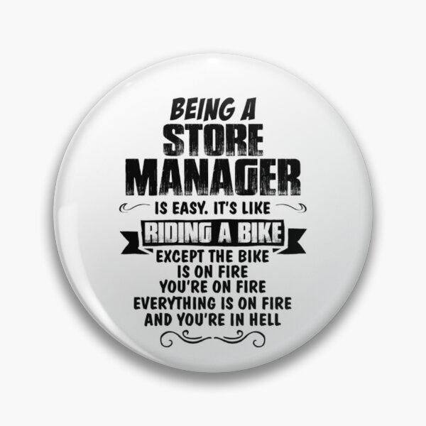 Item preview, Being A Store Manager Like The Bike Is On Fire designed and sold by aryagiri.