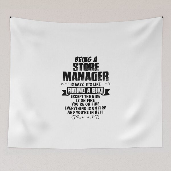 Item preview, Being A Store Manager Like The Bike Is On Fire designed and sold by aryagiri.