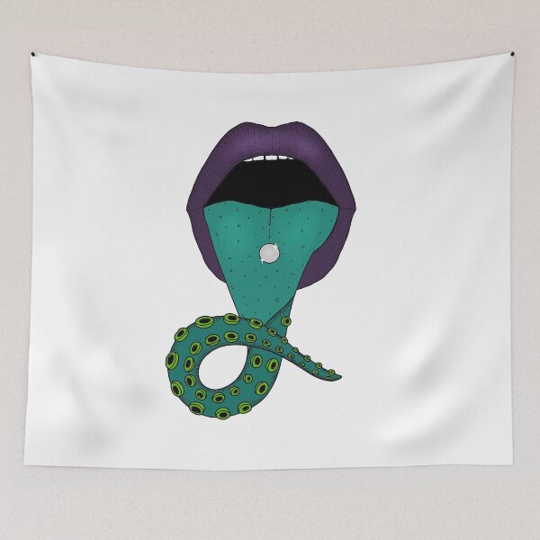 Item preview, Pierced Tentacle Tongue designed and sold by mothofthemist.