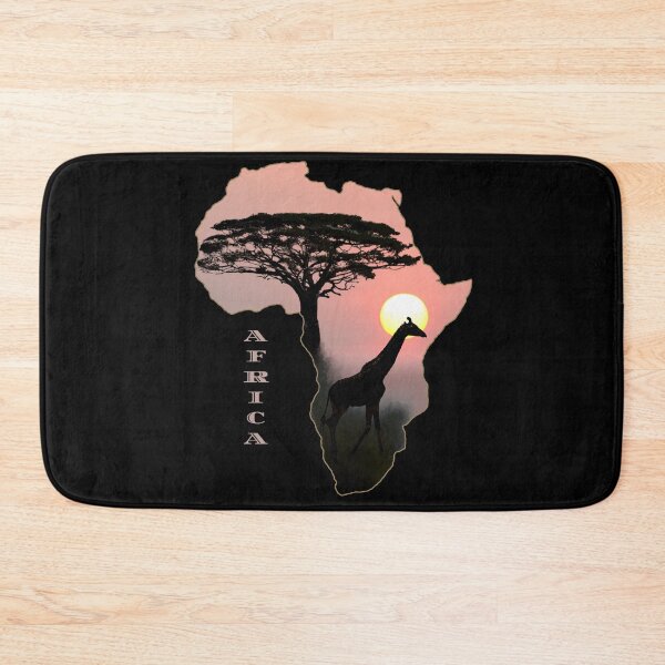 Item preview, Sunset in Africa with tree and giraffe designed and sold by TShirtsundMehr.