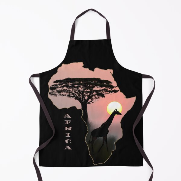 Item preview, Sunset in Africa with tree and giraffe designed and sold by TShirtsundMehr.