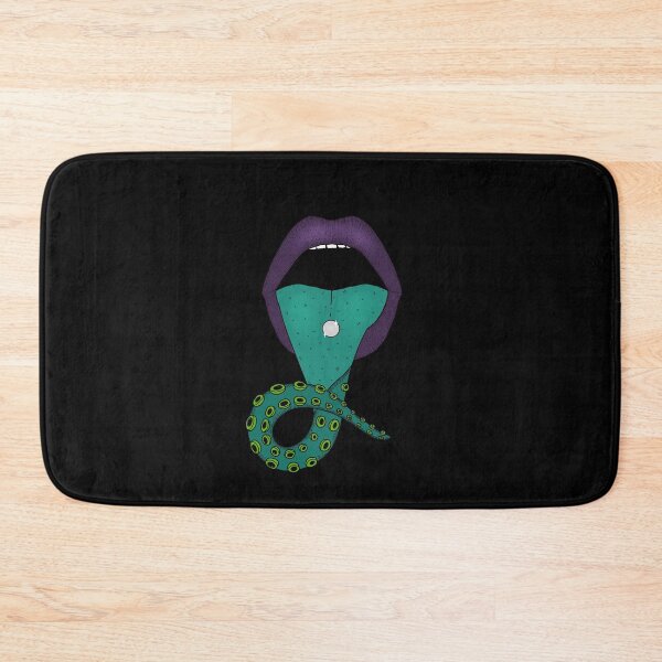 Item preview, Pierced Tentacle Tongue Black designed and sold by mothofthemist.