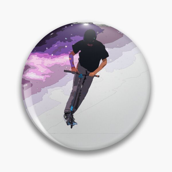 Item preview, Scooting Through Space - Stunt Scooter Rider designed and sold by NaturePrints.