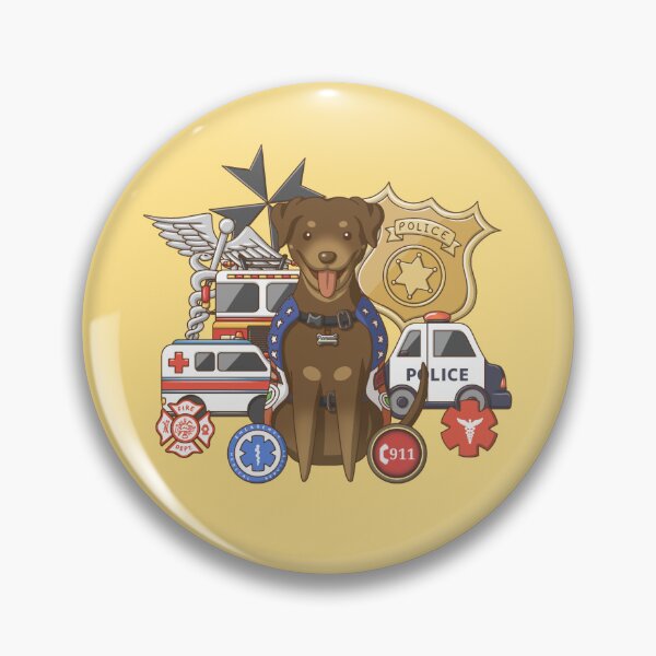 Item preview, Coco the 1st Responder Therapy K9 designed and sold by Kyna Arts.
