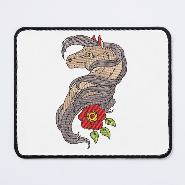 Item preview, Horse With Flower Embroidery designed and sold by Cre8iveSkill.