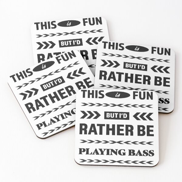 Item preview, This Is Fun But I'd Rather Be Playing Bass designed and sold by tongueincheekUS.