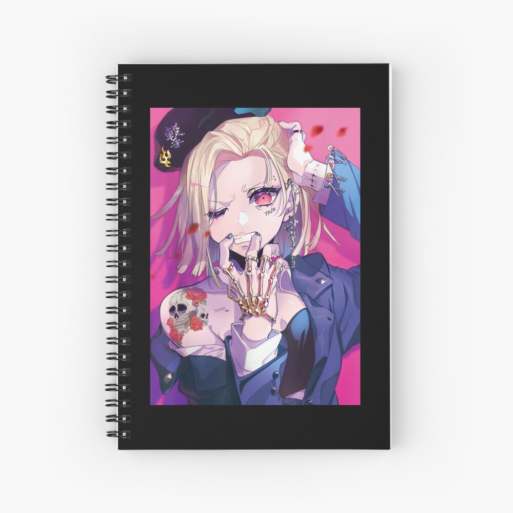 Anime Girl Kawaii Waifu Aesthetic Japanese Otaku Spiral Notebook For Sale By Ahausfolzs 