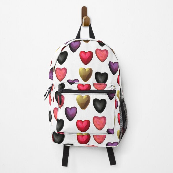 Item preview, polygon,hearts pattern designed and sold by cutecrazytshirt.