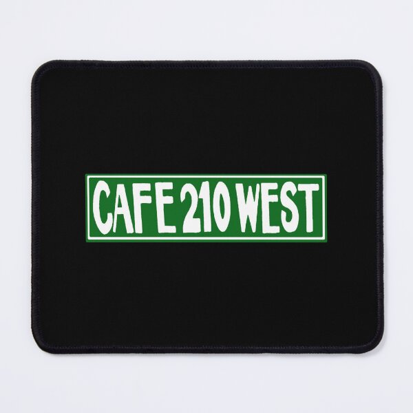 Item preview, Cafe 210 West Sticker designed and sold by janlzmaude.