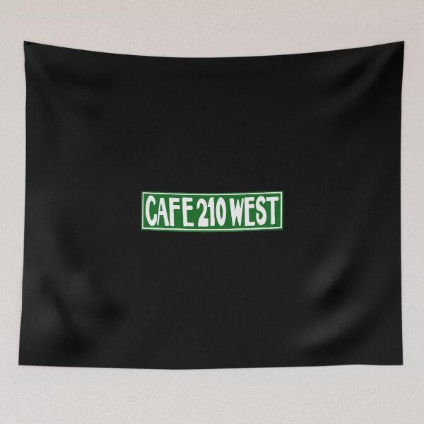 Item preview, Cafe 210 West Sticker designed and sold by janlzmaude.