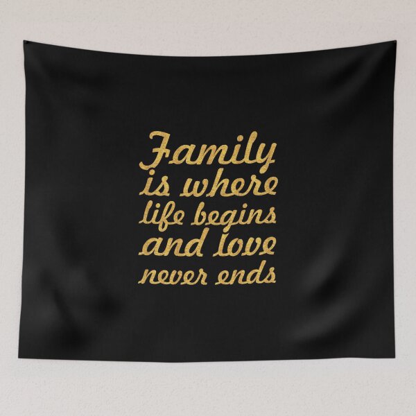 Item preview, Family Is Where Family Quote Classic T-Shirt designed and sold by lelaalicesr.