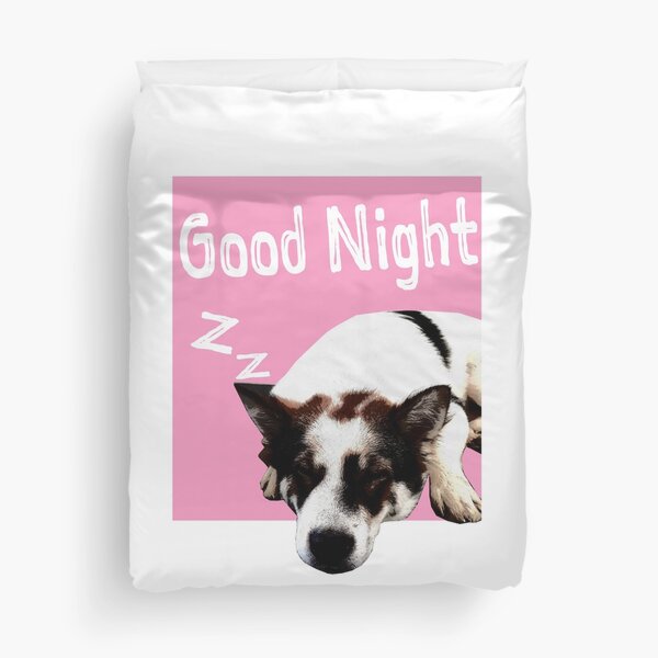 Good Night - Puppy Dreams Duvet Cover