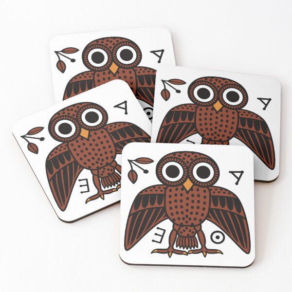 Item preview, Cute Athenian Owl from Ancient Greece designed and sold by Happy Puppy Print On Demand.