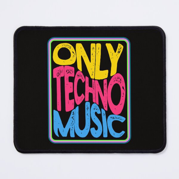Item preview, Only Techno Music 90s Sound Distressed designed and sold by designandclouds.