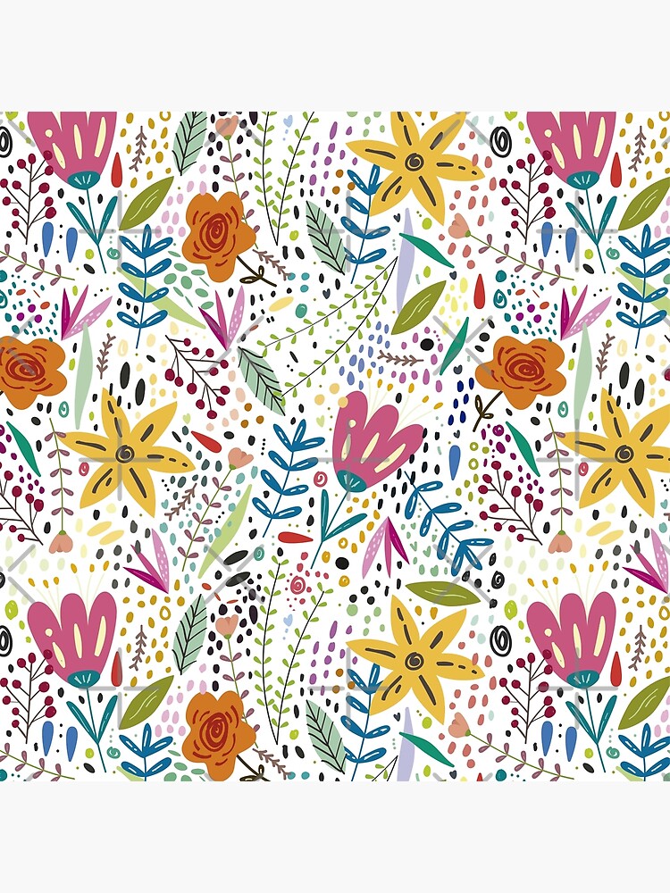 "Flowers All Around" Poster for Sale by Redbubble