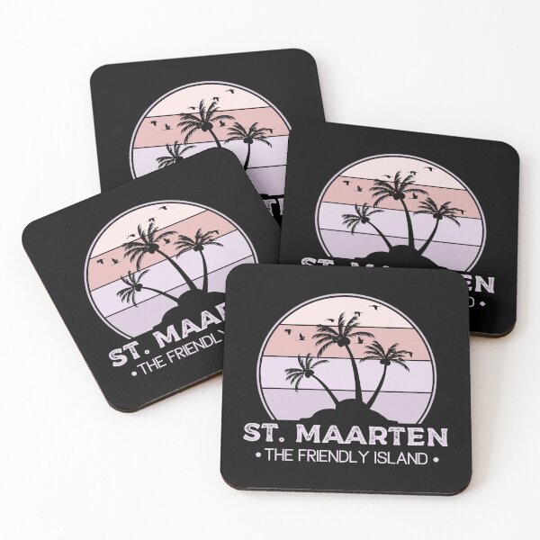 Item preview, St. Maarten Island Retro  | Sint Maarten | Saint Martin | Vacation, holiday trip, Travel gifts designed and sold by Violet Treasures.