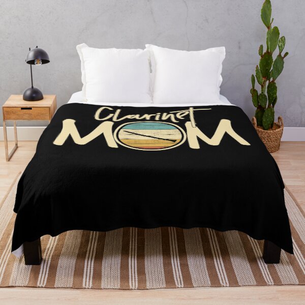 Item preview, Marching Band Funny Retro Clarinet Mom Gift designed and sold by hazardsersenj.
