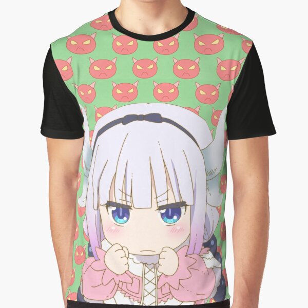 Miss Kobayashi's Dragon Maid - Angery Kanna Graphic T-Shirt