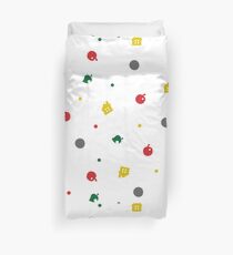 Animal Crossing Pattern Duvet Cover