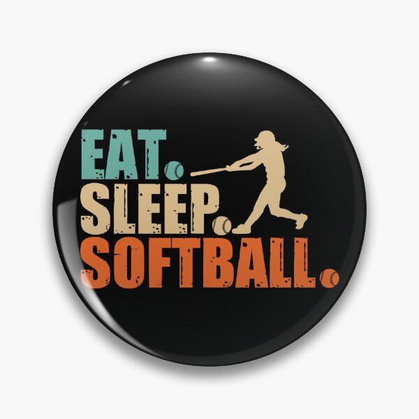 Item preview, Eat Sleep Softball Repeat Fastpitch Softball designed and sold by 99Fastpitch.