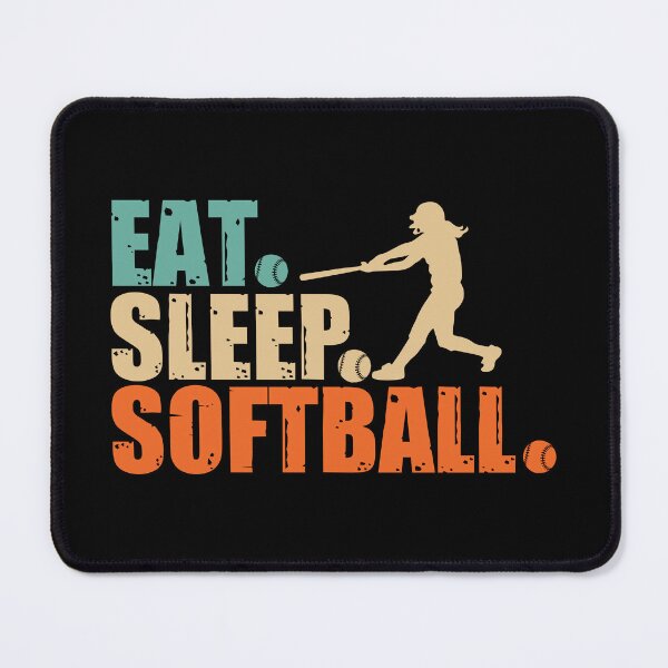 Item preview, Eat Sleep Softball Repeat Fastpitch Softball designed and sold by 99Fastpitch.