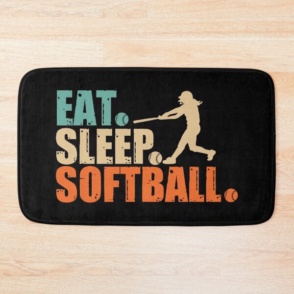 Item preview, Eat Sleep Softball Repeat Fastpitch Softball designed and sold by 99Fastpitch.
