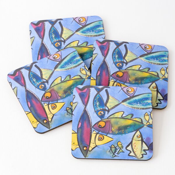 Item preview, Lotsa Fish designed and sold by LOUISE STEWART BROWN.